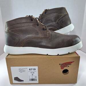 Red Wing Shoes Chukka Mens Size 11.5D Brown 6719 Leather Safety Toe Work Boots